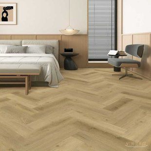 Вінілове покриття Vinilam Parquet Herringbone 2,5 мм Дуб Класичний 291155 291155 фото