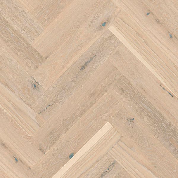 Паркетна дошка Boen Herringbone 10152464 Дуб Vivo відбілений Live Pure лак браш 10152464 фото