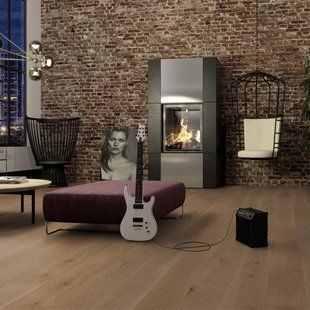Паркетна дошка Boen 10152594 Дуб Animoso Medium Grey Live Matt лак браш 10152594 фото
